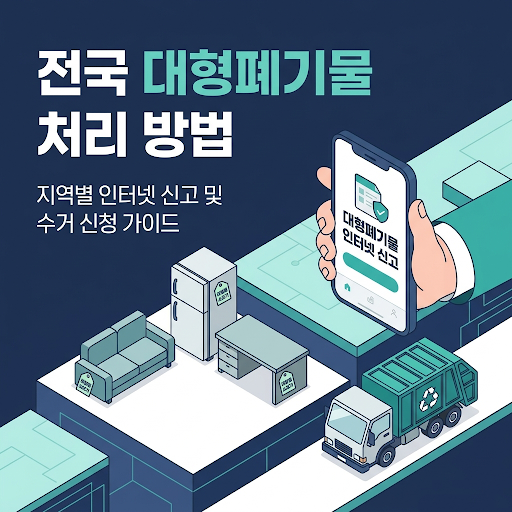 전국 대형폐기물 처리 방법｜지역별 신고와 전화번호 정리