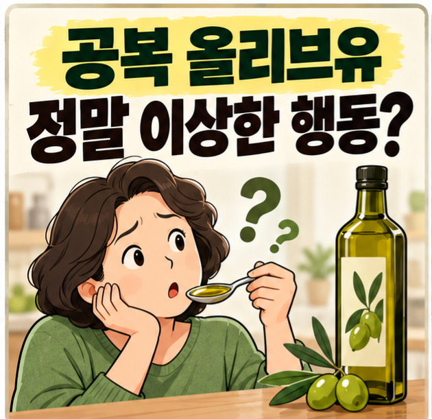 공복 올리브유가 ‘이상한 행동’? 신경과 교수의 영양학 발언 따져보니