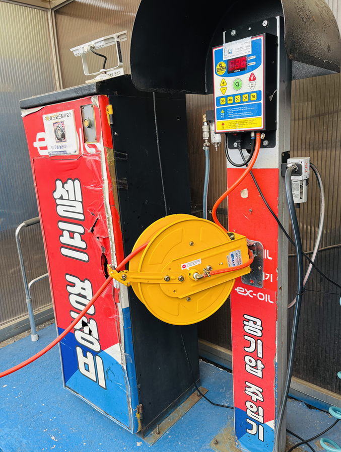 [일상] 전국 고속도로 휴게소 주유소 셀프 공기압 주입기 타이어 공기압 관리 (차종별 적정 ....