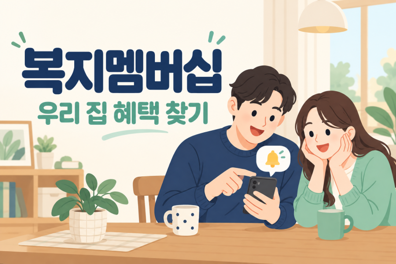 복지멤버십 신청 방법, 우리 집 복지혜택 알림 받고도 놓치는 이유