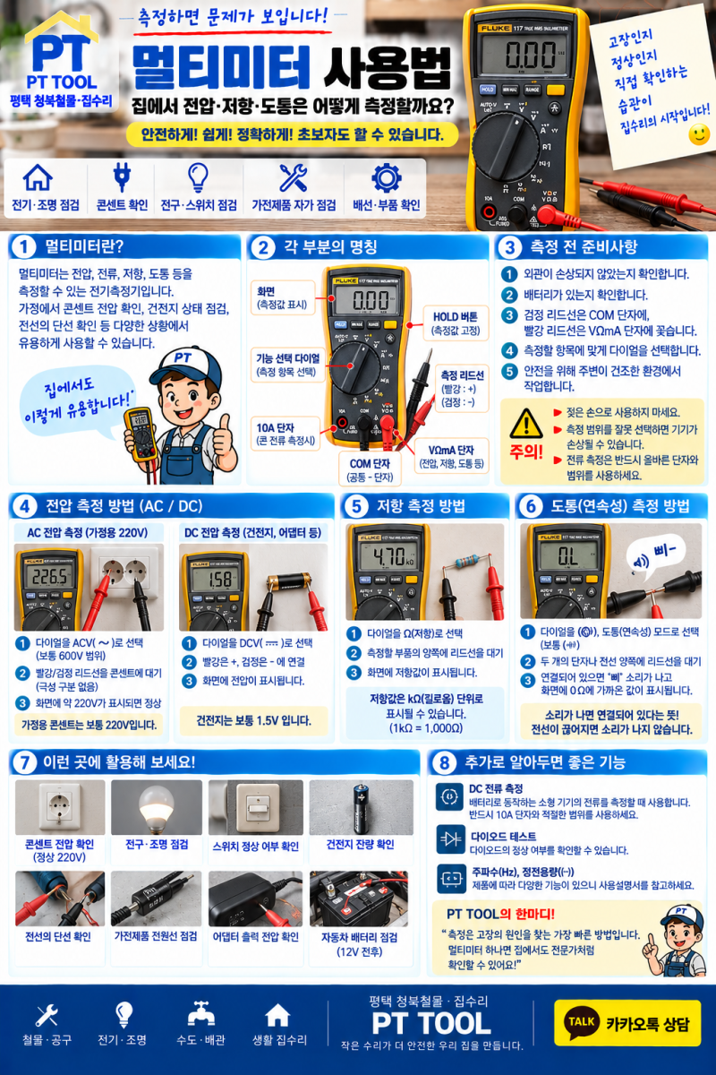 ⚡ 멀티미터 사용법