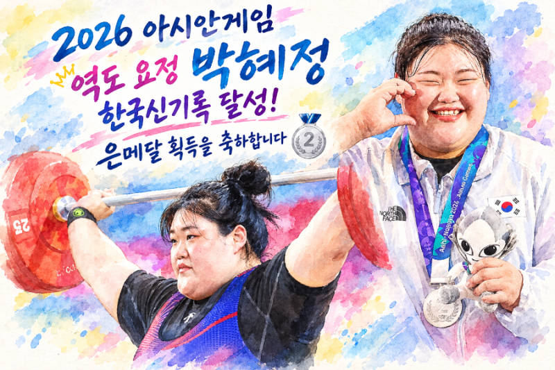 [2026 아시안게임/역도] 한국 역도의 미래 박혜정, 한국 신기록 달성 및 은메달 획득! LA 올림픽....