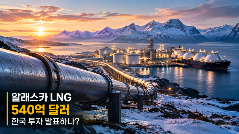 트럼프 30일 한국 알래스카 LNG 투자 발표하나? 540억 달러 규모와 관련주 총정리