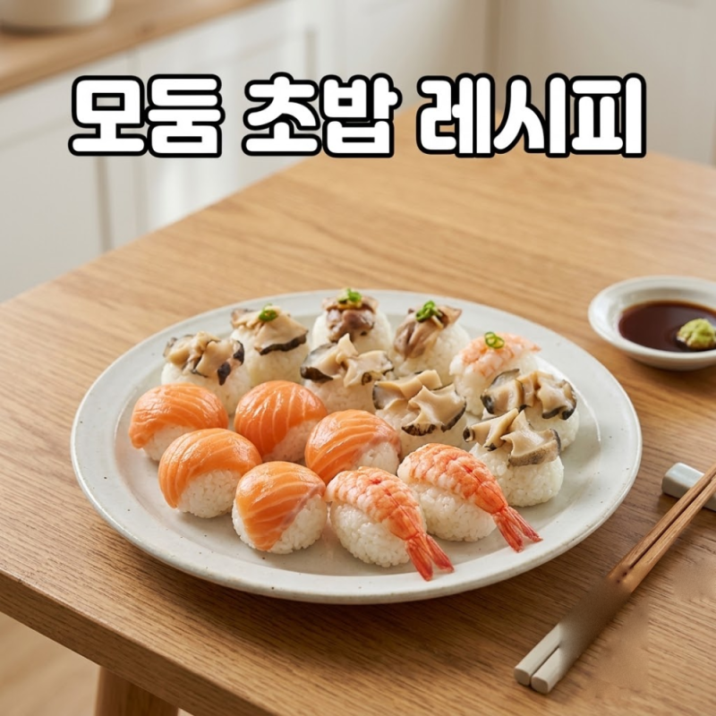 부산 다이닝원 해운대점 초밥 뷔페 스타일 모둠 초밥, 집에서 똑같이 만드는 법