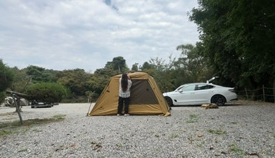 [캠핑기록] 용인 파이브이모션캠핑장 E4 / 혼자 떠난 2박3일 추석캠핑
