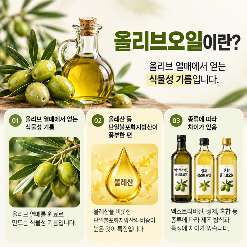 엑스트라버진 올리브오일 먹는법과 병 스틱 차이 주의사항까지