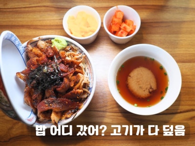 대구 덮밥 맛있는 반월당역 돈돈｜웨이팅하는 이유가 있네! 두툼한 돈가스와 항정살 덮밥