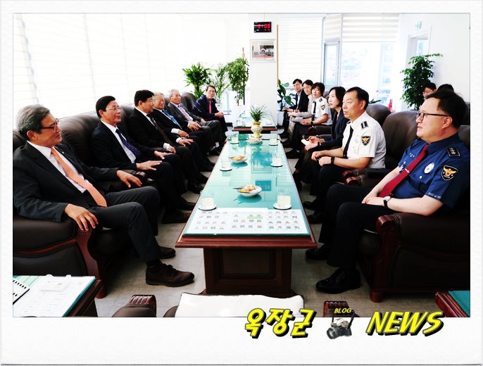김성희 부산경찰청장, 대한노인회 부산연합회 방문 의견 청취