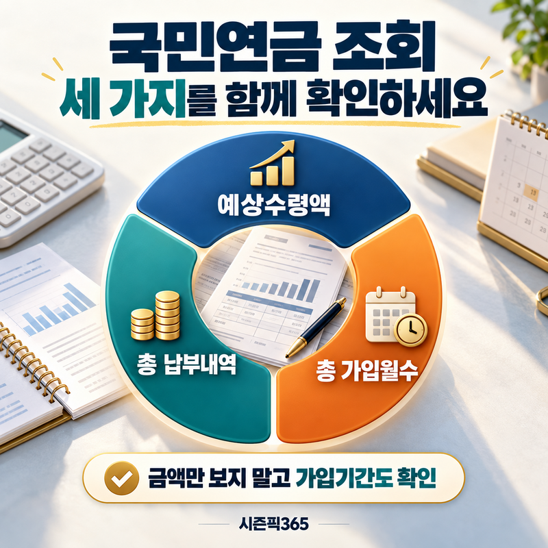 국민연금 예상수령액·납부내역·가입기간 한 번에 확인하는 방법
