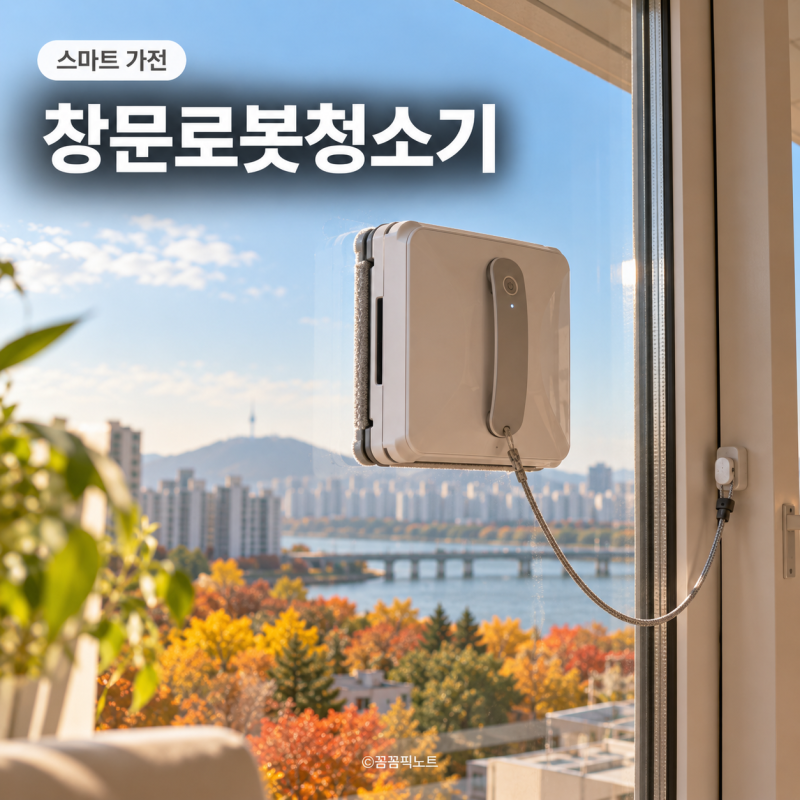 창문로봇청소기 사기 전에 우리 집 창부터 보세요