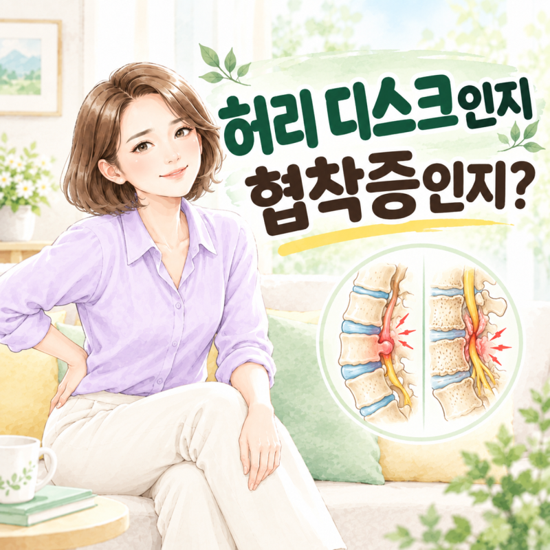 자꾸만 다리가 저려온다면, 허리 디스크인지 협착증인지 구분해봐요
