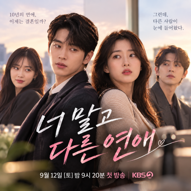 너 말고 다른 연애 몇부작? 서강준 안은진 10년 연애가 흔들리는 이유