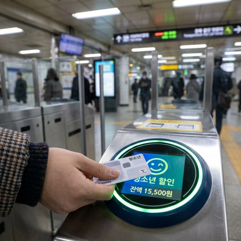 청소년 어린이 대중교통 요금 나이 기준과 교통카드 생년월일 등록 안 하면 성인 요금 차액 ....