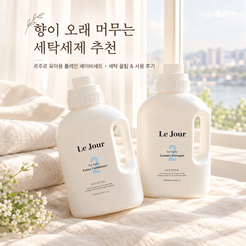 아기세탁세제 추천 향기좋은 섬유유연제 르주르 세탁세제 플레인 베이비세트 세탁 꿀팁