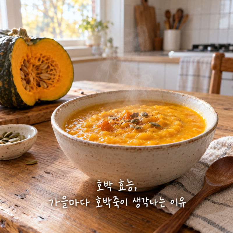 호박 효능, 가을마다 호박죽이 생각나는 이유