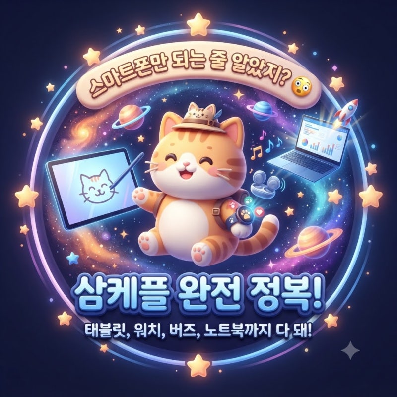 스마트폰만 되는 줄 알았지? 태블릿·워치·노트북·버즈까지 완벽 케어하는 '삼성케어플러스....