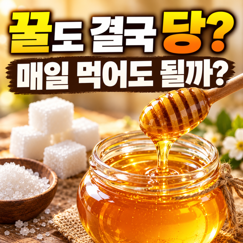꿀은 설탕보다 건강하다? 매일 한 숟갈 먹기 전 봐야 할 4가지