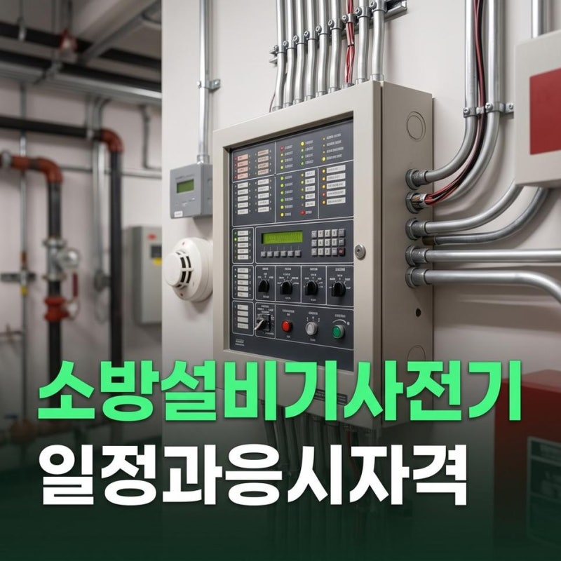 소방설비기사 전기 시험일정 응시자격 접수 확인하기