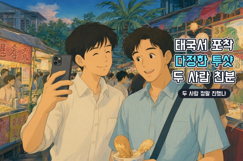 조권·용규 태국서 포착된 다정한 투샷, 두 사람의 친분에 시선 집중