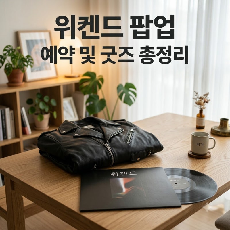 위켄드 팝업 예약 및 한정판 굿즈 구매 팁 완벽 정리