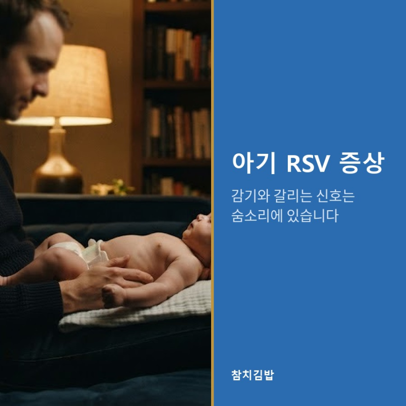 아기 RSV 증상, 감기와 갈리는 신호는 숨소리에 있습니다