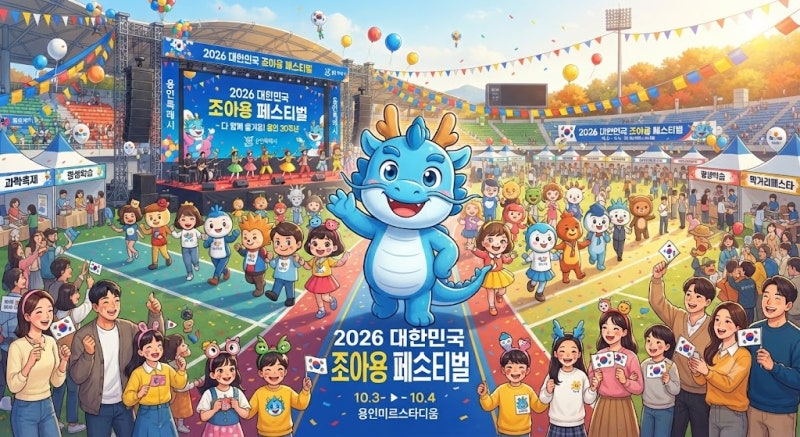 2026 대한민국 조아용 페스티벌, 10월 일정부터 캐릭터·공연까지