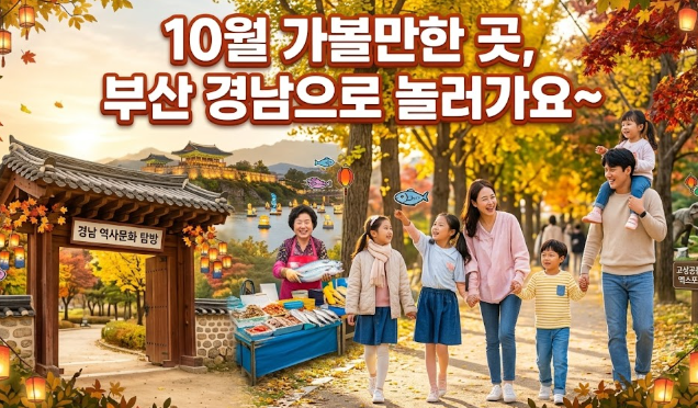 10월 가볼 만한 곳｜부산 자갈치축제·진주 남강유등축제·고성공룡세계엑스포 총정리