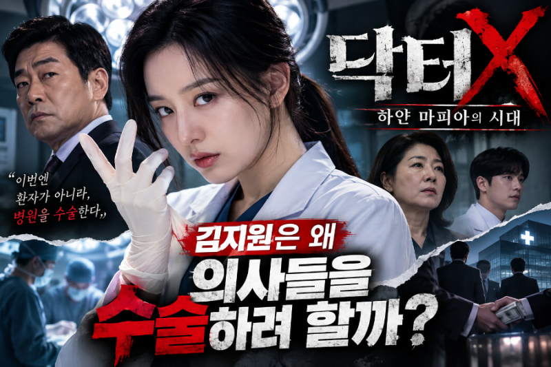 《닥터X : 하얀 마피아의 시대》, 김지원은 왜 의사들을 수술하려 할까?
