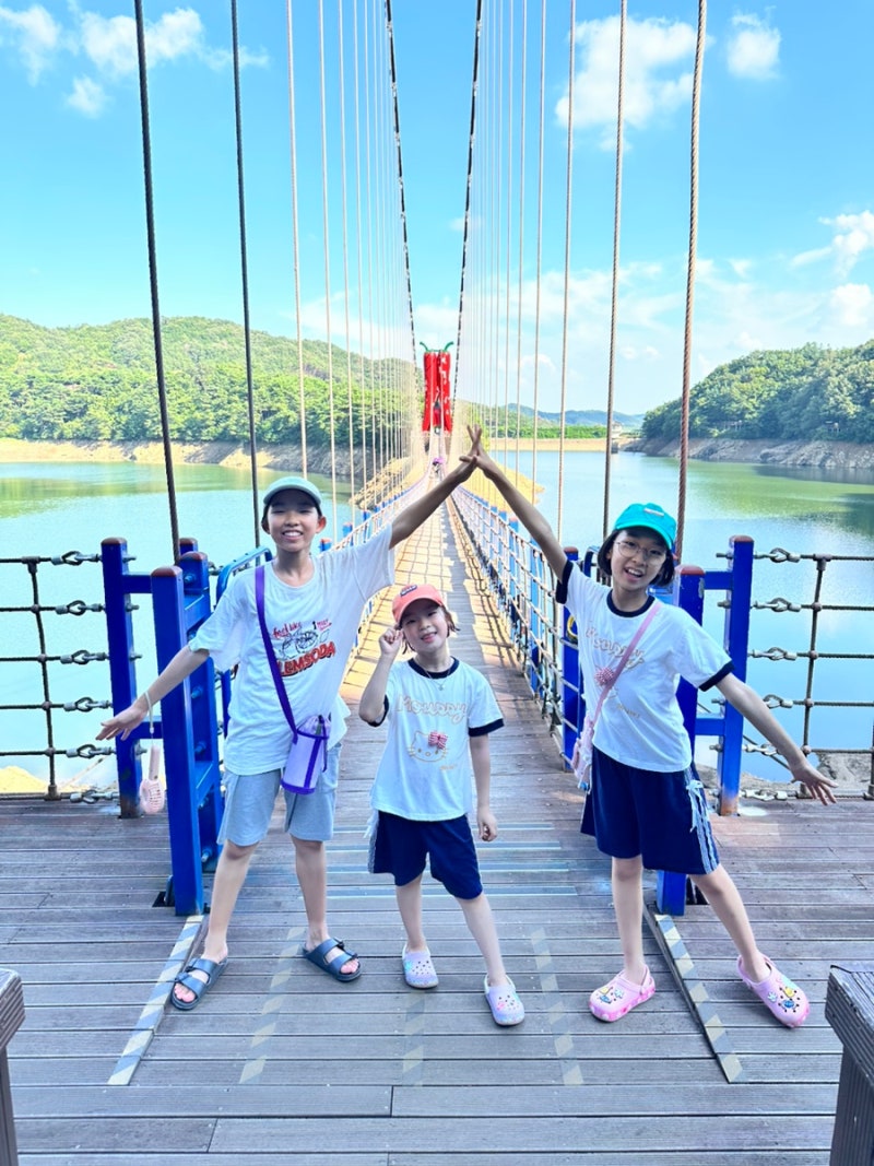 청양 가볼만한곳 천장호출렁다리 아이와 가볼만한곳 추천