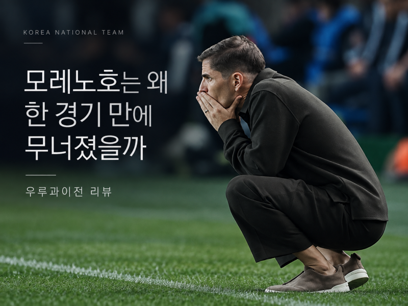 4-1 대패, 모레노호는 왜 한 경기 만에 무너졌을까?｜우루과이전에서 드러난 압박의 숙제