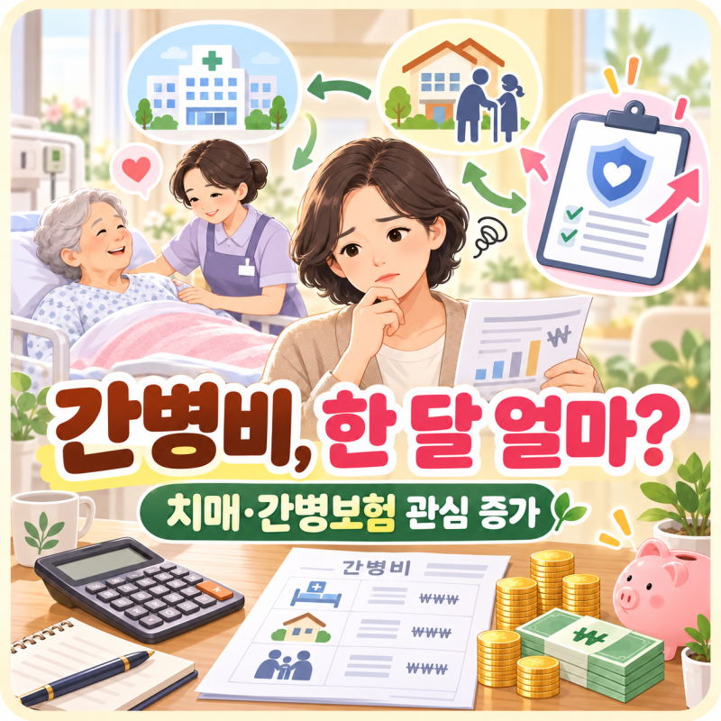 간병비 한 달 얼마나 들까? 부모님 치매·간병보험 신계약 2년 새 48.7% 증가