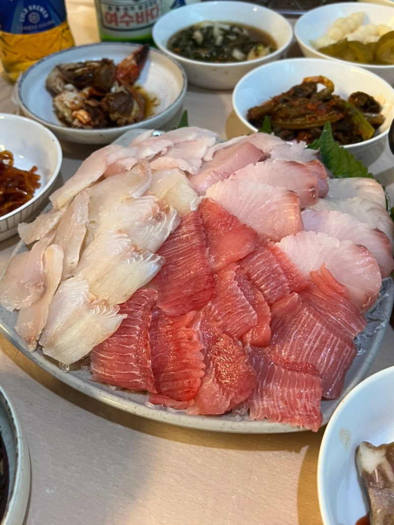 여수 41번포차 여수여행맛집 찐만족 선어모듬 해물삼합