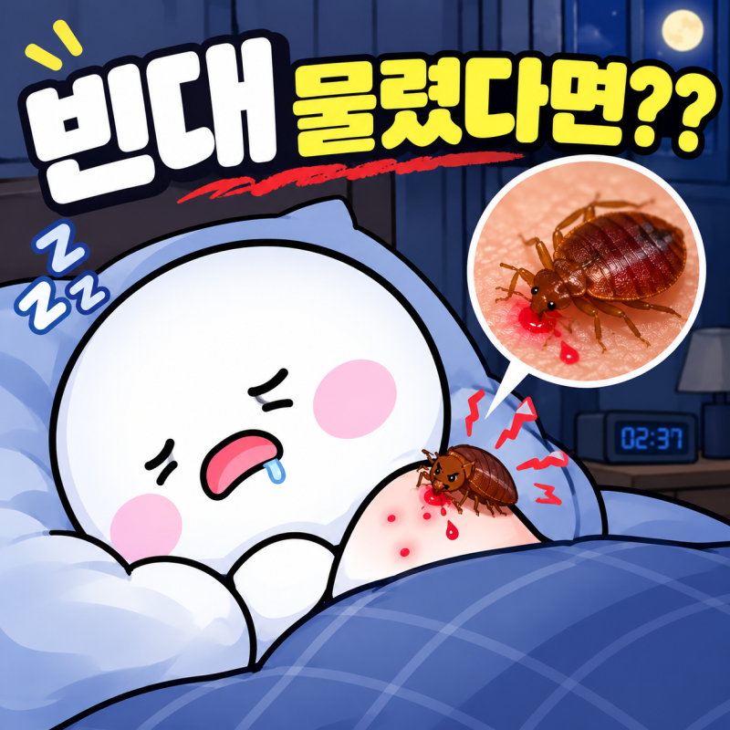 빈대 물린자국 특징 흔적 확인법부터 집에서 없애는 방법