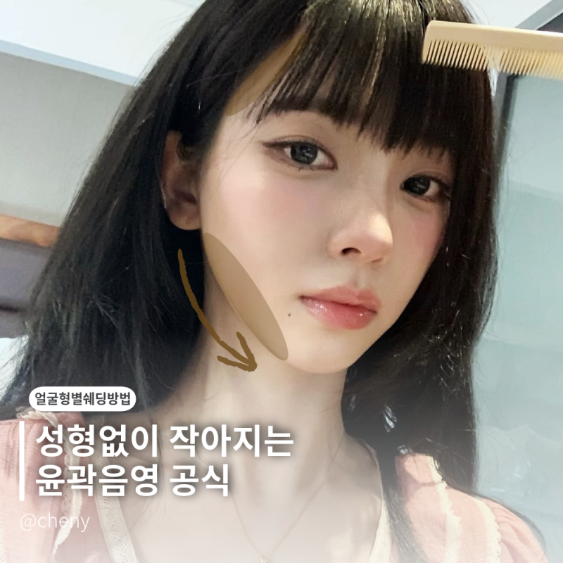 얼굴형별쉐딩방법 총정리! 내 윤곽에 딱 맞는 음영 컨투어링 꿀팁
