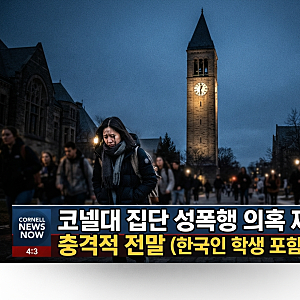 코넬대 집단 성폭행 의혹 재수사, 한국인 학생 포함된 충격적 전말