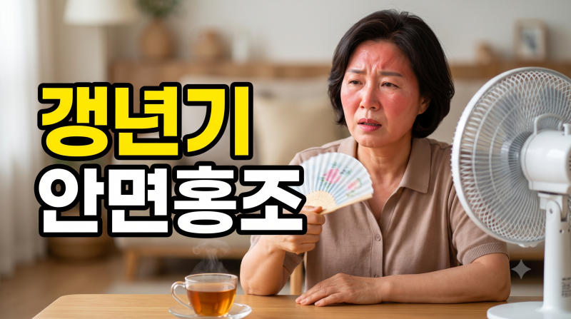엄마의 갱년기 불면증, 안면홍조 열감부터 잡아라! (병원 치료 vs 천연 요법)