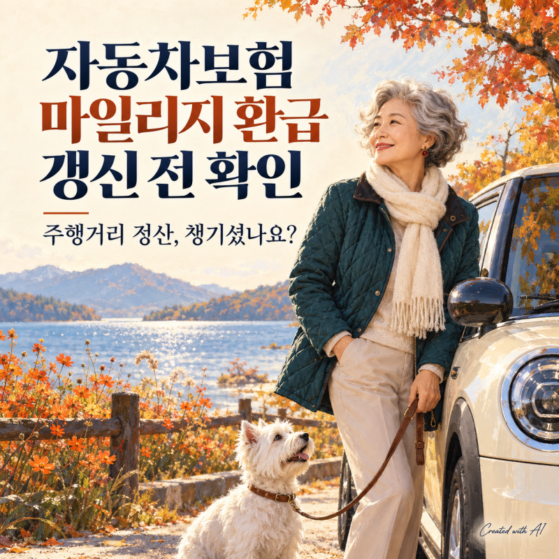 자동차보험 마일리지 환급｜갱신 전에 주행거리 정산부터 확인하세요