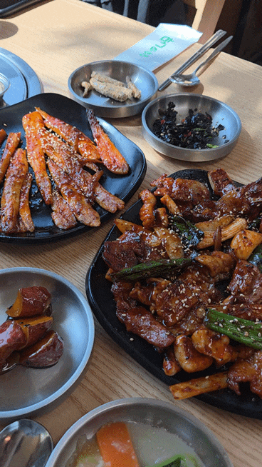 김천 현지인 맛집 소나무식당 오삼불고기에 더덕구이까지 제대로 한상