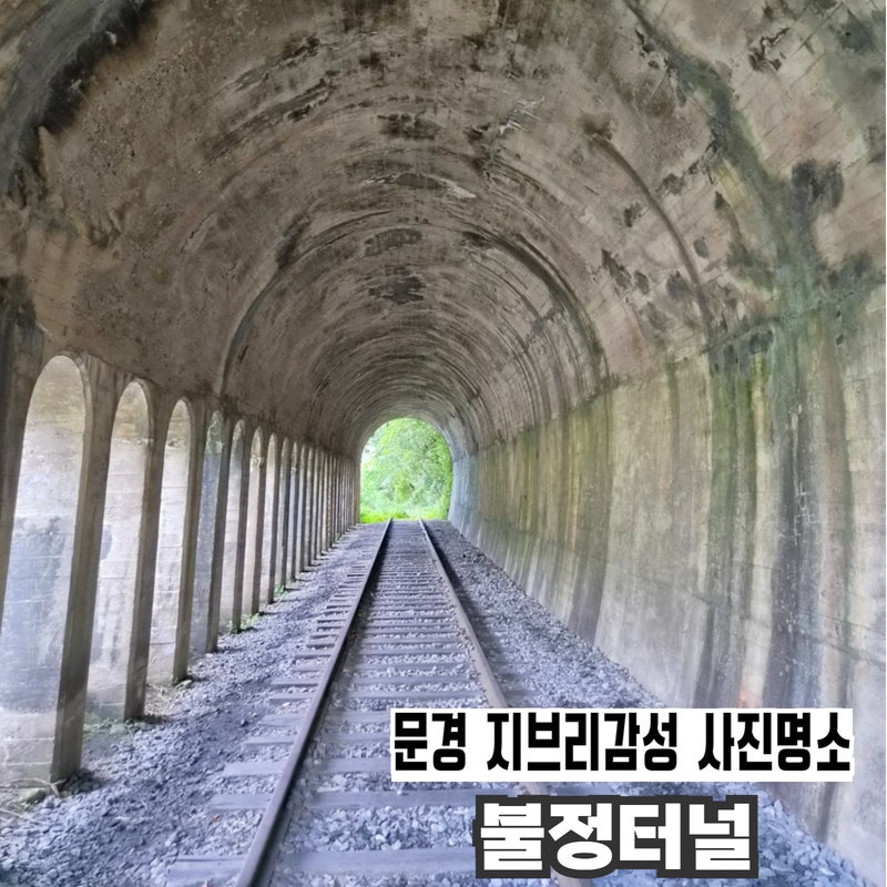 문경 사진 명소 | 지브리감성 불정터널, 불정역(가는 법, 주차)