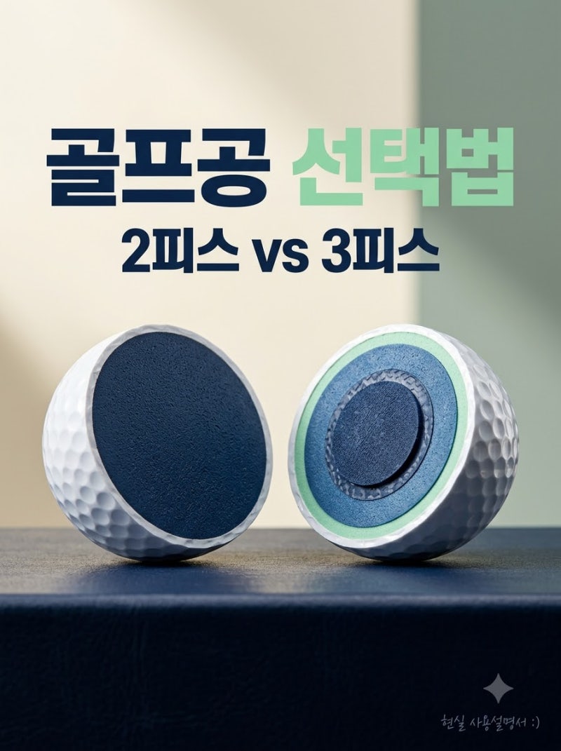 비싼 골프공 사면 손해? 백돌이를 위한 골프공 고르는 법