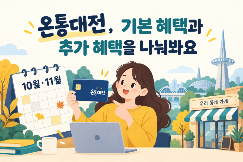 온통대전 10월 캐시백 10%·13%·15%, 내 결제에는 어떻게 적용될까요?