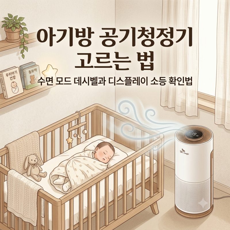출산 준비물 신생아 아기방 공기청정기 고를 때 반드시 확인해야 할 필수 기준 4가지