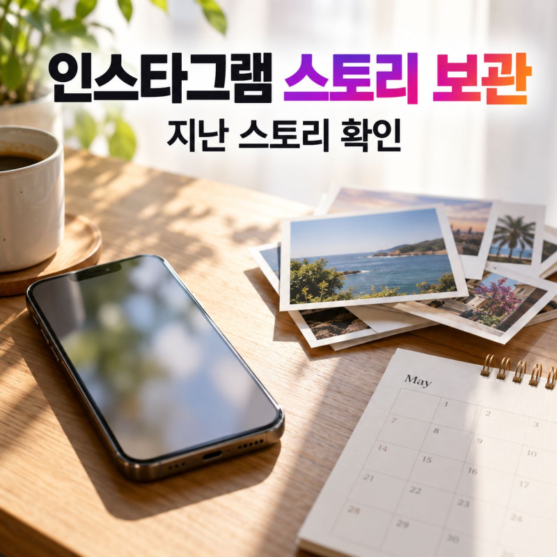 인스타그램 스토리 보관, 지난 스토리 확인하고 자동 저장 켜기