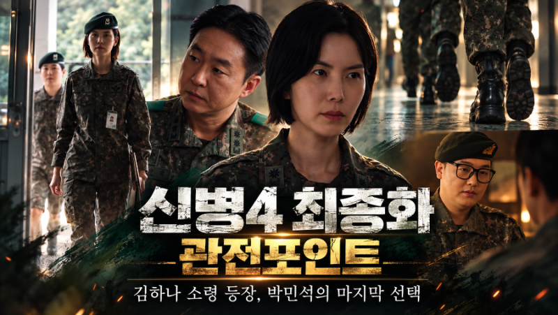 신병4 종영｜김하나 소령은 왜 마지막에 투입됐나, 시즌5로 이어질 단서