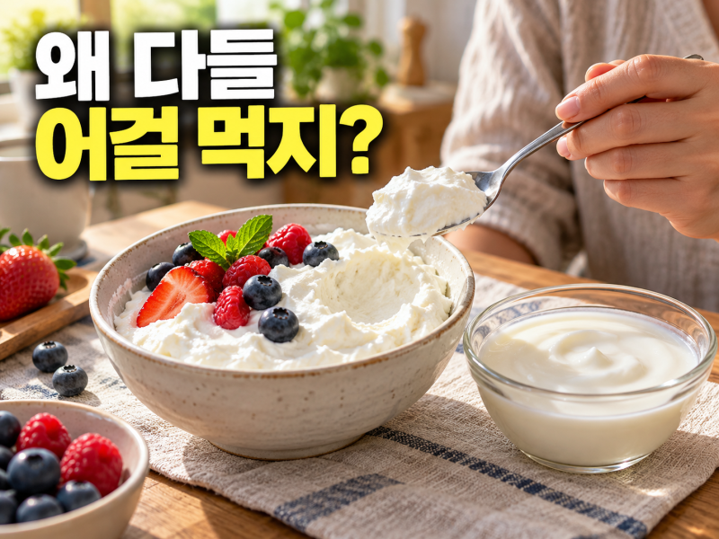 다이어트 식단마다 꼭 있던데… 그릭요거트효능, 일반 요거트와 뭐가 다르길래?