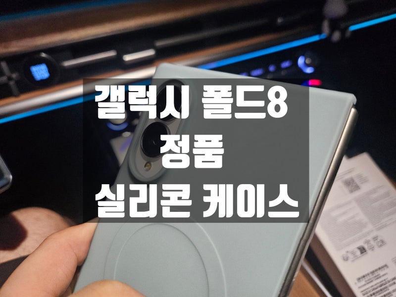 갤럭시 폴드8 정품 실리콘 케이스