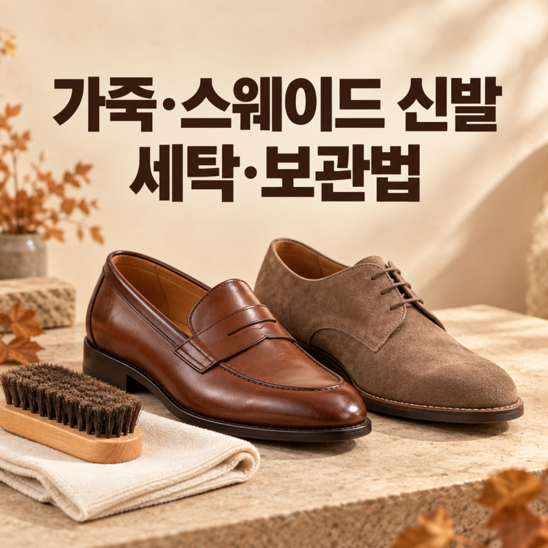 가죽·스웨이드 신발 세탁법｜물세탁하면 안 되는 이유