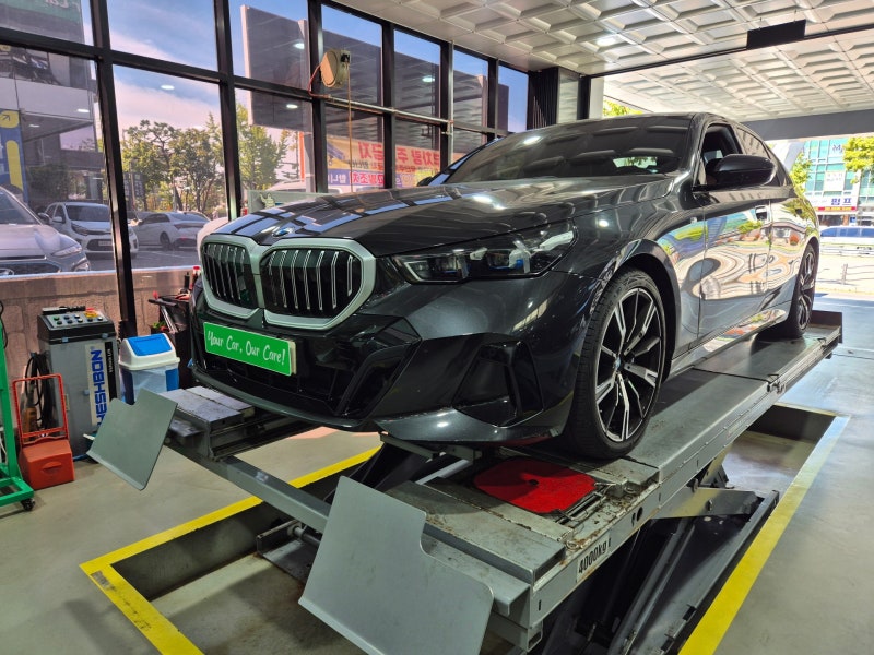 [BMW 5시리즈] 올웨더타이어 미쉐린CC3 스포츠 4본 교체 | 수원 타이어 전문