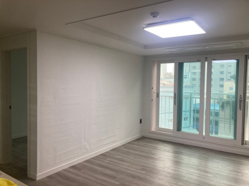 [도배부부] 부산 동구 수정동 모티베스트 도배 시공 현장 (부산도배, 수정동도배, 부산부분도....