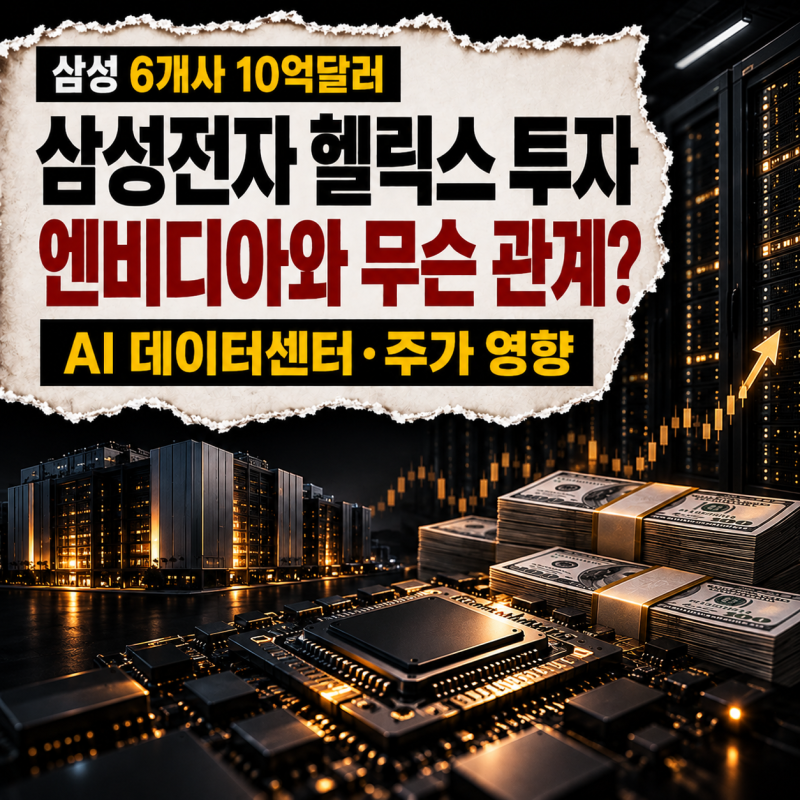 삼성전자 헬릭스 10억달러 투자, 헬릭스 디지털 인프라 상장·주식 티커와 엔비디아 관계는?